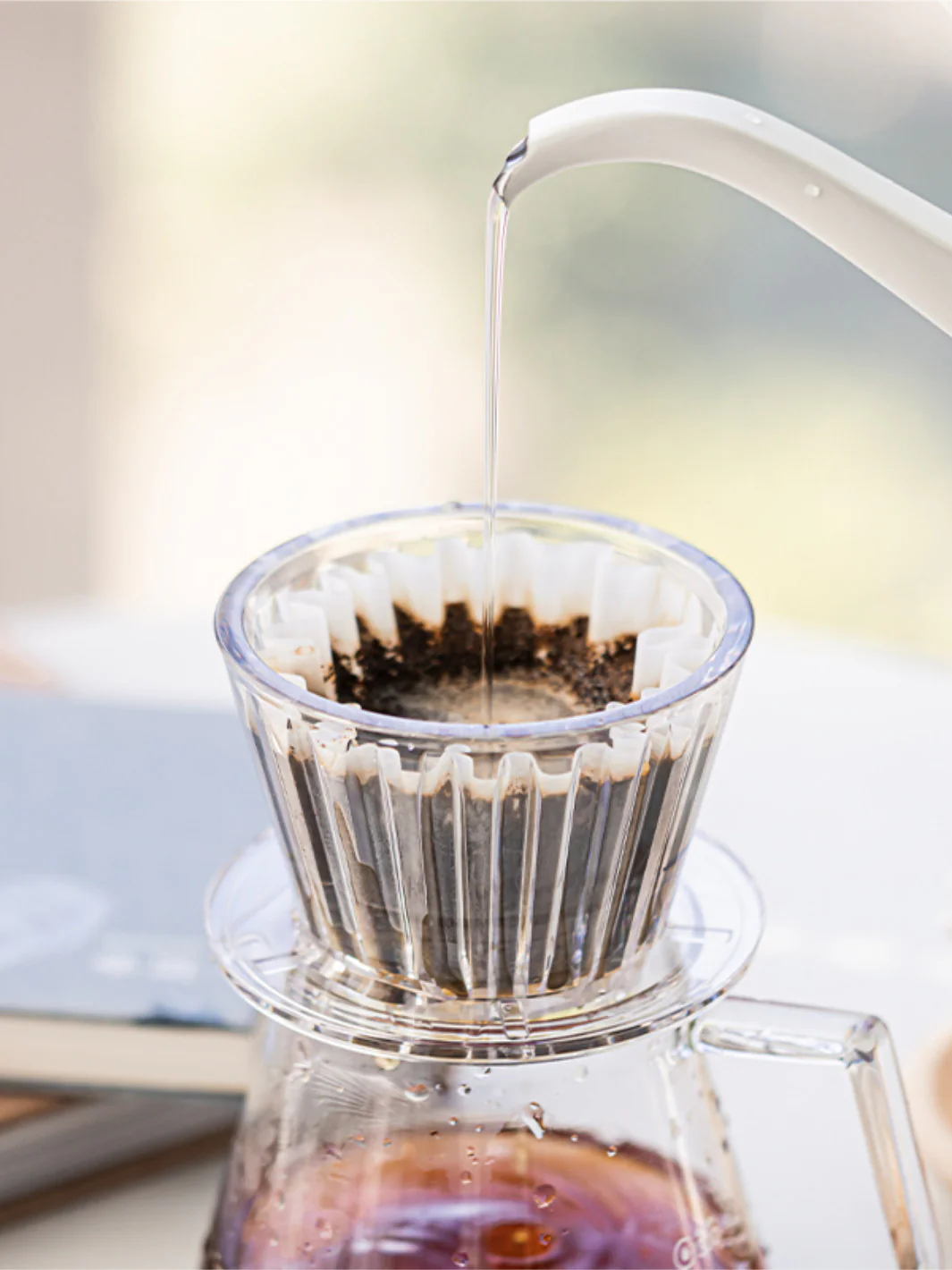TIMEMORE Crystal Eye B75 Dripper (Plastic) - Image 3