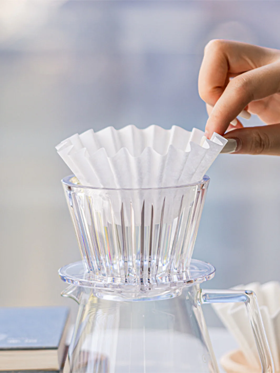 TIMEMORE Crystal Eye B75 Dripper (Plastic) - Image 5