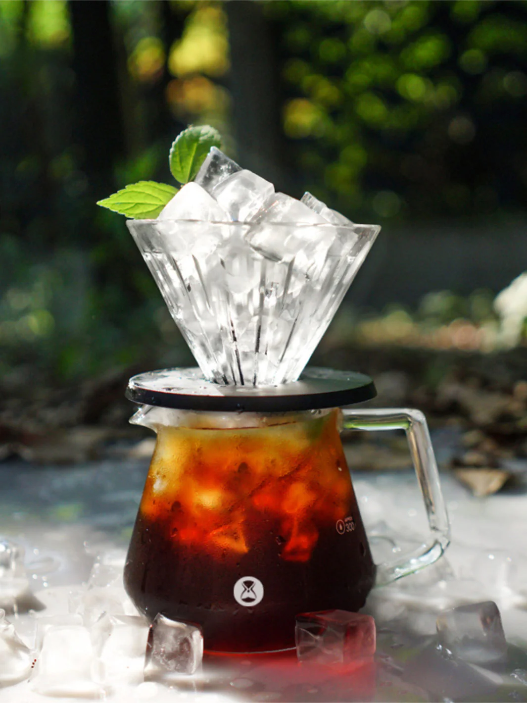 TIMEMORE Crystal Eye Glass Dripper (w/ Holder) - Image 5