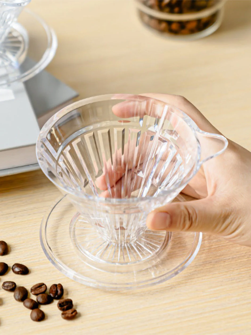 TIMEMORE Crystal Eye Turbo Dripper (Plastic) - Image 3