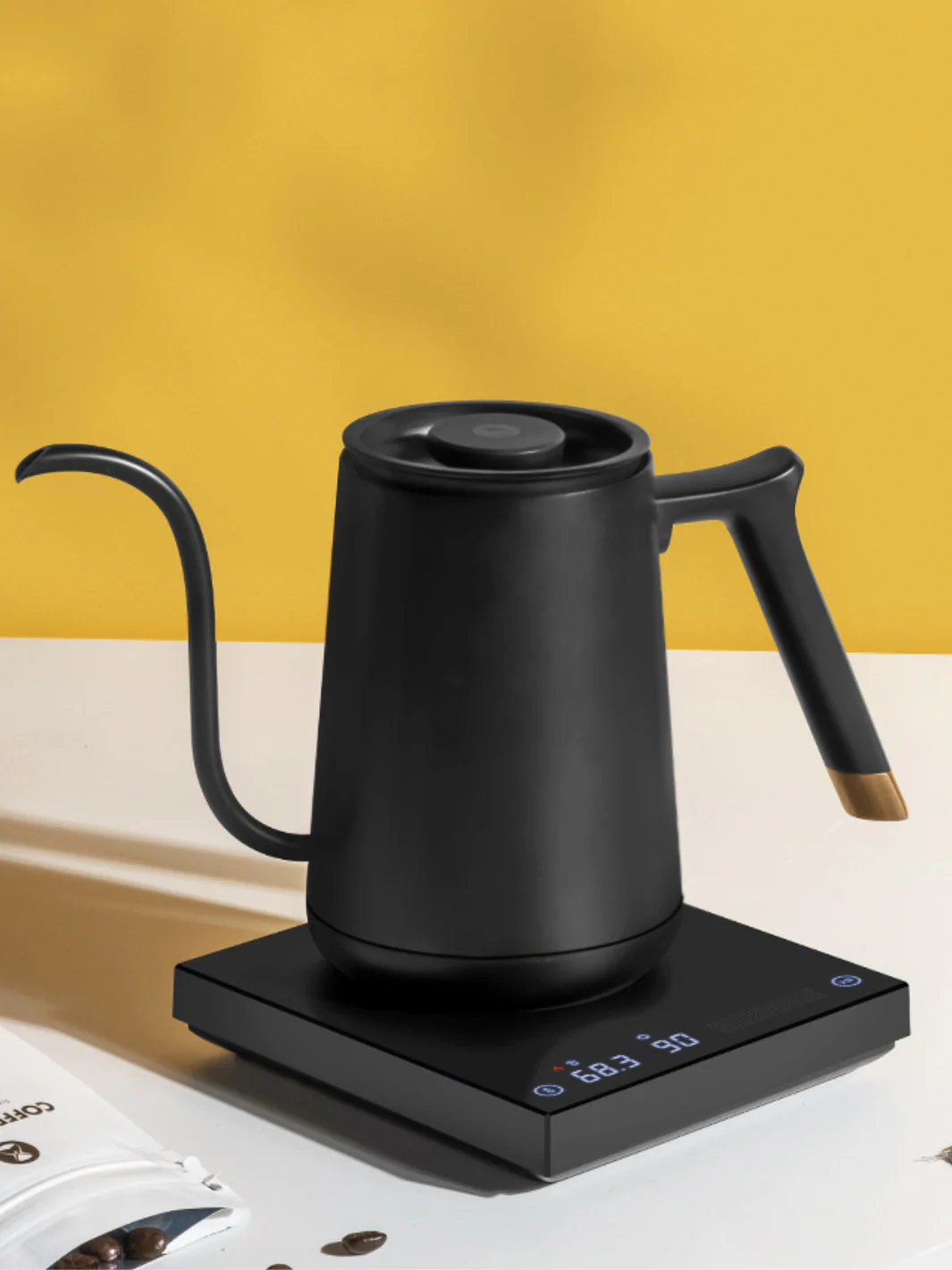 TIMEMORE Fish Electric Pourover Kettle (120V) (1000W/600ml) (Black) - Image 6