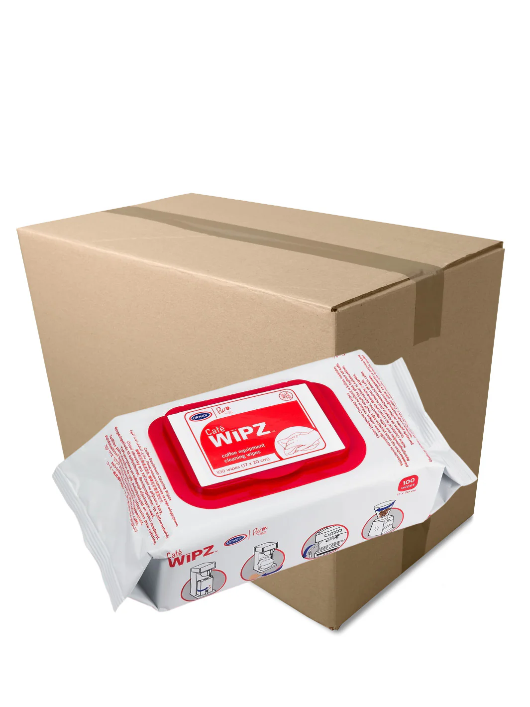 URNEX Cafe Wipz (100-Wipes) - Image 2