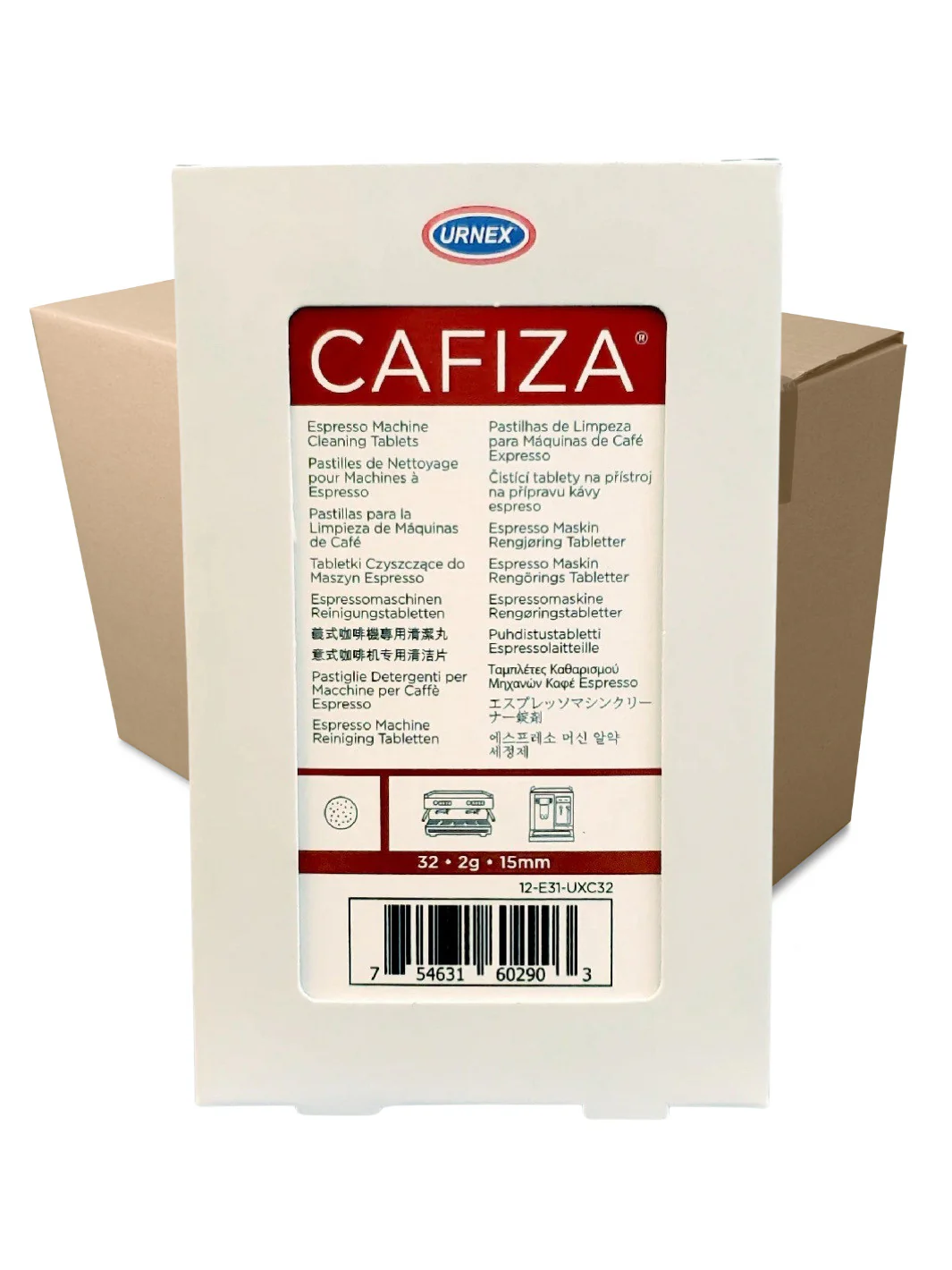 URNEX Cafiza Espresso Machine Cleaning Tablets (2g tabs) (32-Count) - Image 3