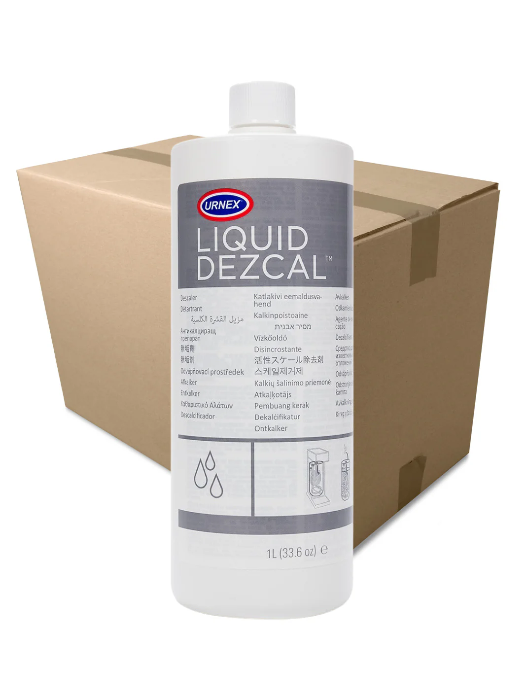 URNEX Dezcal Descaling Liquid (1000ml/33.8oz) - Image 2