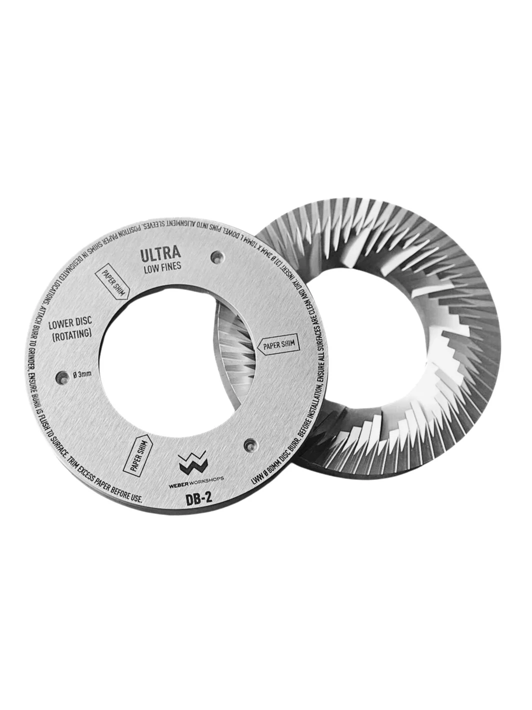 WEBER WORKSHOPS EG-1 Ultra Burr Set (⌀80mm) (Low Fines) (Damaged Box) - Image 2