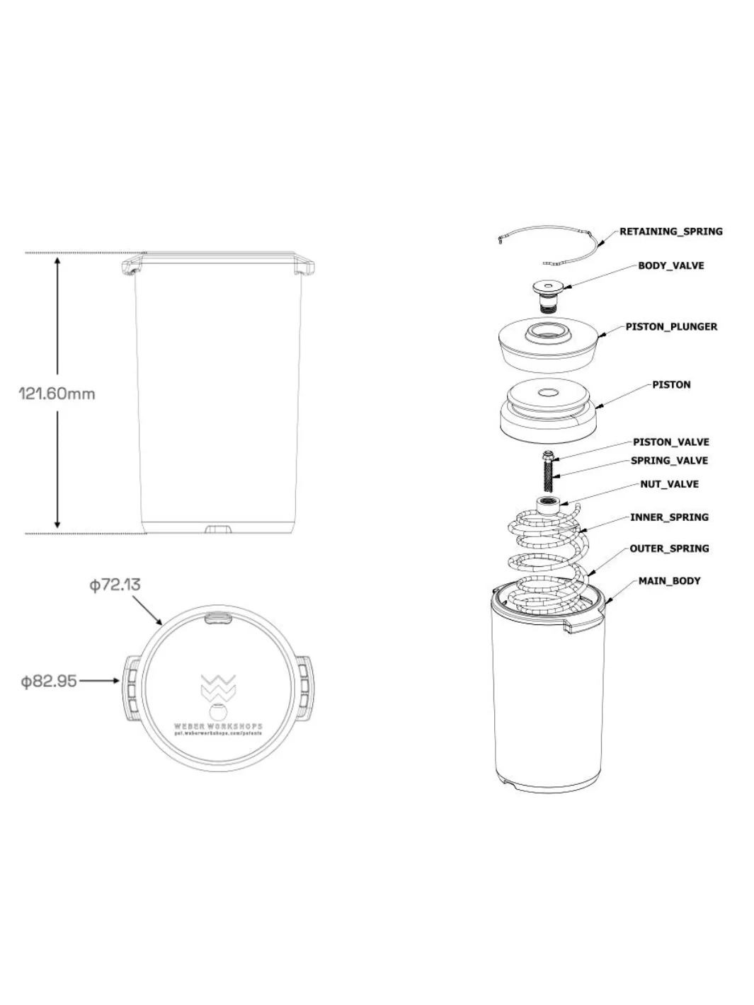 WEBER WORKSHOPS Spring Clean™ Espresso Machine Cleaning Device (Polymer) - Image 4