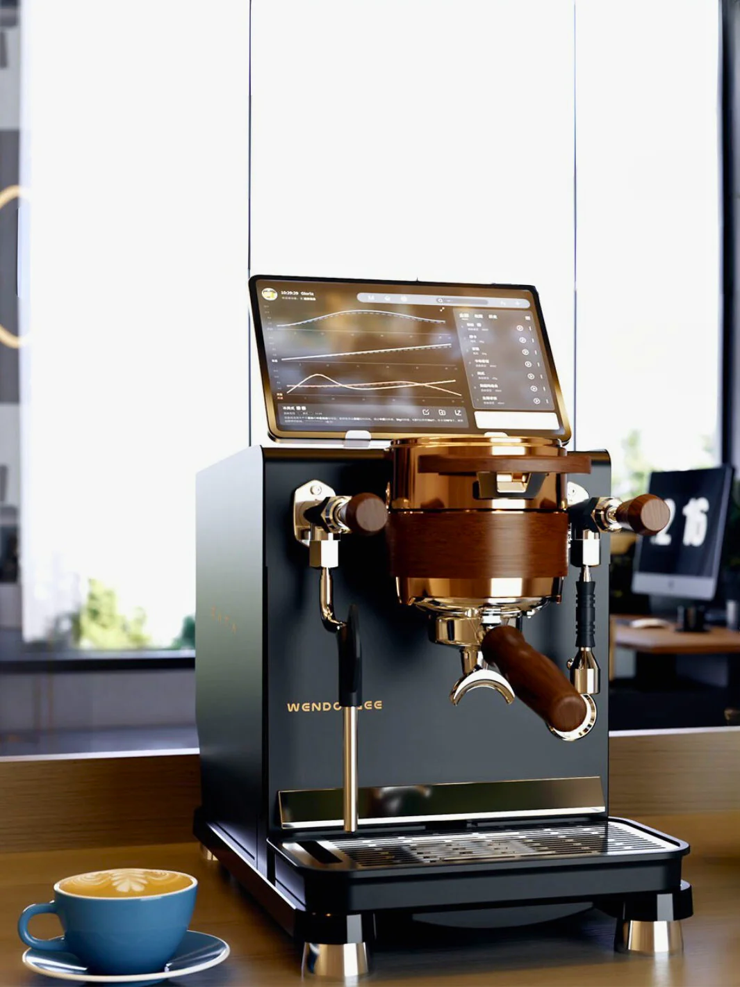 WENDOUGEE Data S Espresso Machine (120V) (Reservoir/Direct Plumb) - Image 9